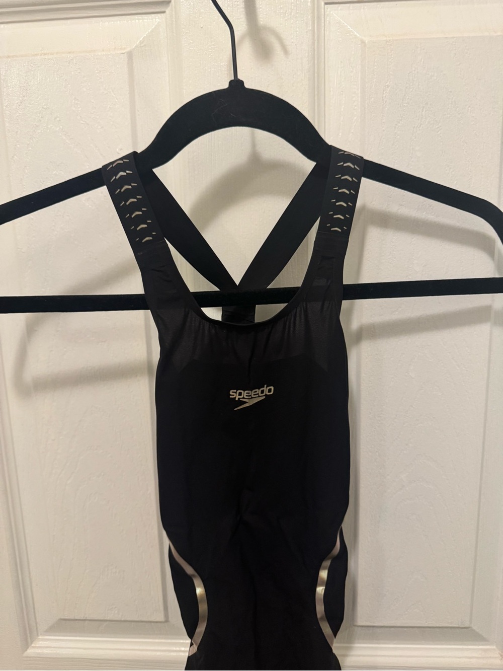 Speedo Black Intent Open Back - Picture 4 of 6